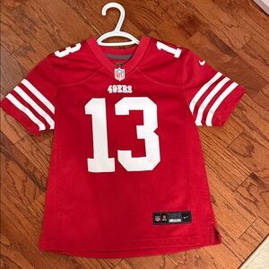 NFL Kids Red 49ers Jersey with White Accents